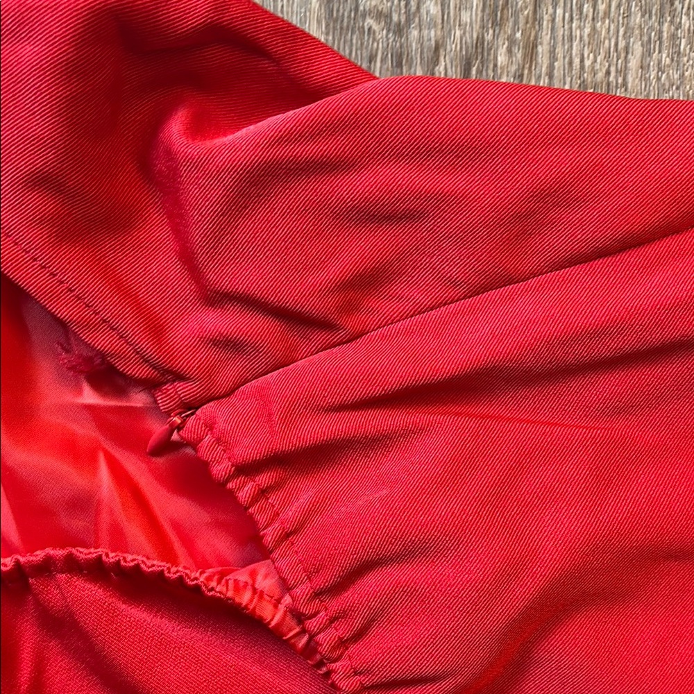 Festive Red Halter Dress with White Fur Trim Santa - Picture 8 of 10